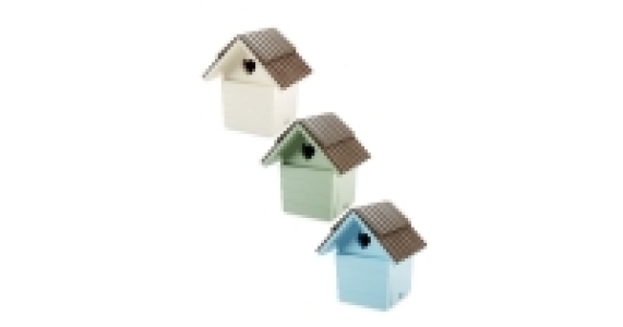 Loveheart Beach Hut Bird House £7.99