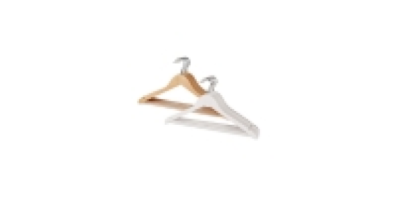 Wooden Clothes Hangers 6-Piece Set
