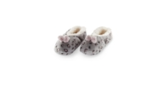Ladies Leopard Print Slipper Socks