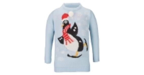 Girls Skiing Christmas Jumper
