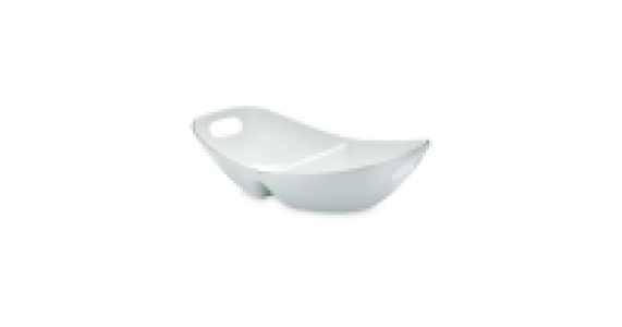 Serving Dish Metallic Trim