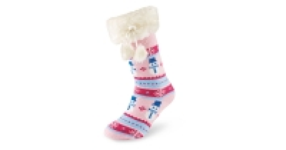 Snowman Fairisle Slipper Socks