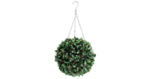 Holly Effect Topiary Ball