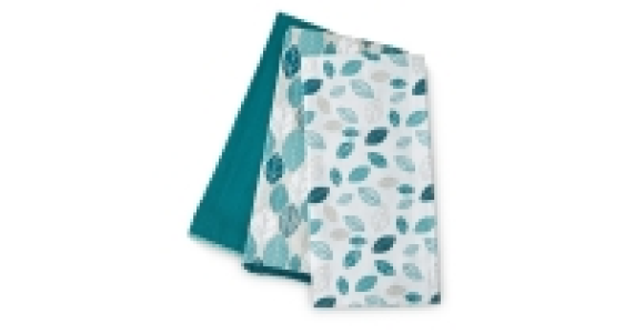 Teal Leaf Tea Towels 3-Pack