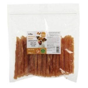 Wilko  Wilko Dog Treats Chicken Strips Value Pack 400g