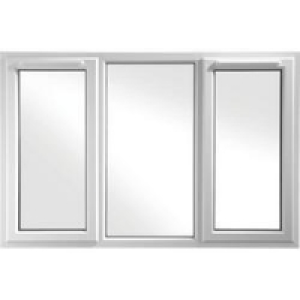 Wickes uPVC A Rated Casement Window White 1010x1770mm Side H