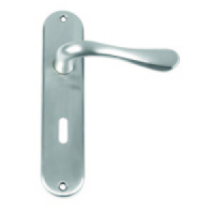 Urfic Knightsbridge Lock Handle Satin Nickel