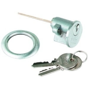 Wickes Replacement Lock Cylinder Satin Chrome Effect