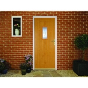 Wickes Croft Pre-Hung uPVC Door 2085x840mm Left Opening