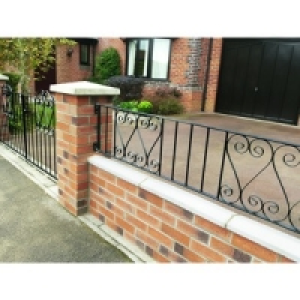 Wickes Chelsea Wall Railing 365x1830mm