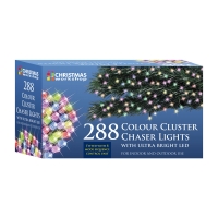 Wilko  Christmas Workshop 288 LED Lights Multicoloured Chaser with 