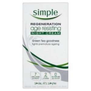Regeneration Age Resisting Moisturising Night Cream £6.00