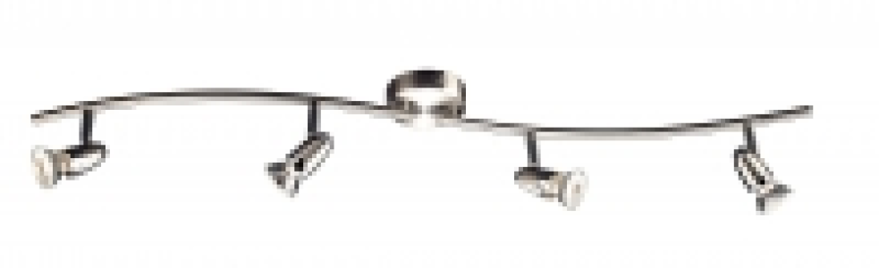Wickes Bullet LED 4 Bar Spotlight Brushed & Polished Chrome £39.99