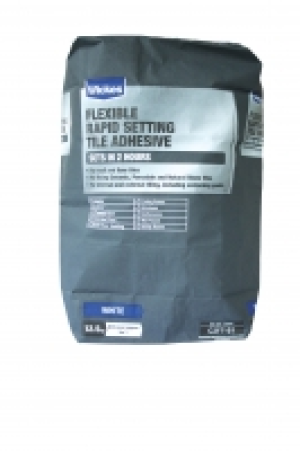 Wickes Flexible Rapid Set Tile Adhesive 12.5kg £16.99