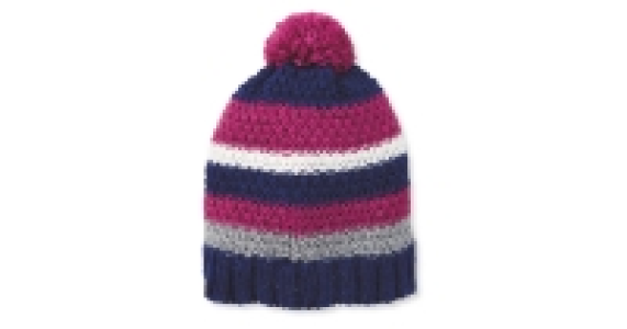 Stripey Knitted Pom Pom Hat £2.99
