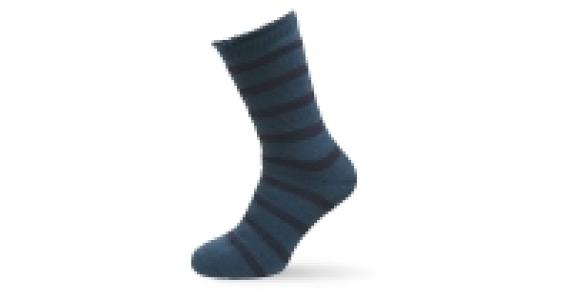 Mens Stripe Heat For Feet Socks