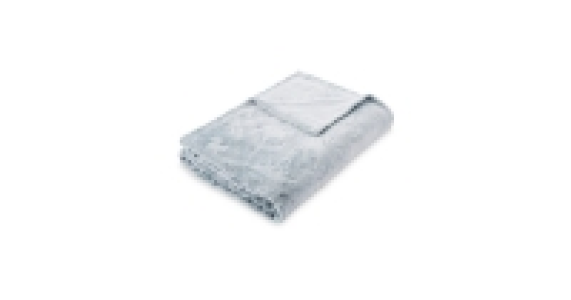 Blue Animal Embossed Flannel Blanket