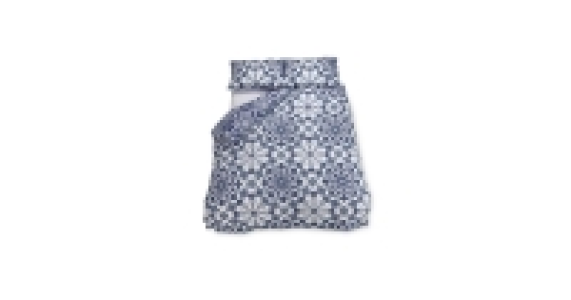 Blue Print King Size Duvet Set