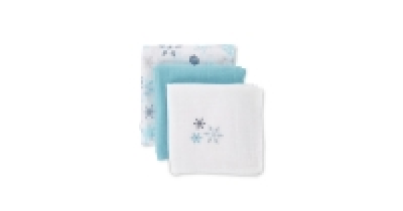 Christmas Snowflake Muslins 3 - Pack