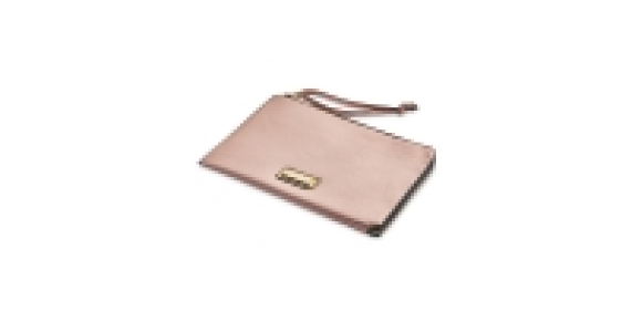 Blush/Gold Reversible Clutch
