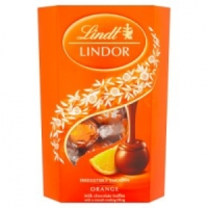 Lindor Orange Milk Chocolate Truffles with a Smooth Melting  £4.90