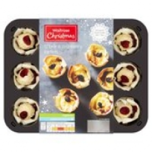 Ocado  Waitrose 12 Brie & Cranberry Filo Tartlets