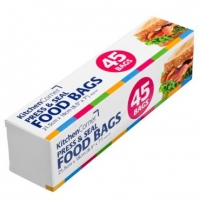 Poundland  Press & Seal Food Bags 45 Pack