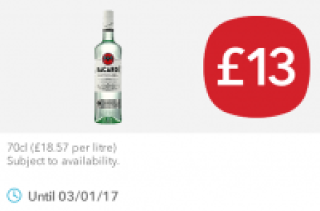 Bacardi Carta Blanca Rum