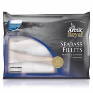 Arctic Royal Freshly Frozen Seabass Fillets Skin-On & Bonele £12.00