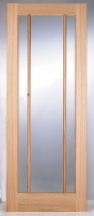 Wickes York Internal Oak Veneer Door Glazed 3 Panel 1981x762 £149.00