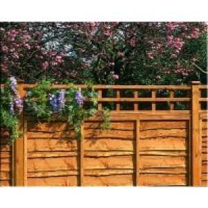 Wickes Fence Top Trellis Square Lattice Autumn Gold 1.83m x  £14.99