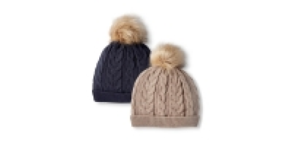 Faux Fur Pompom Hat