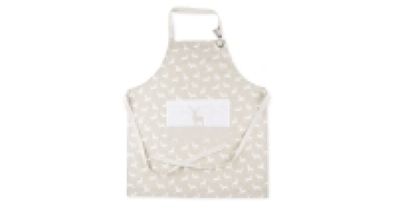Oatmeal Stag Apron