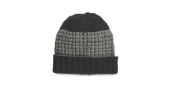 Mens Tonal Texture Beanie