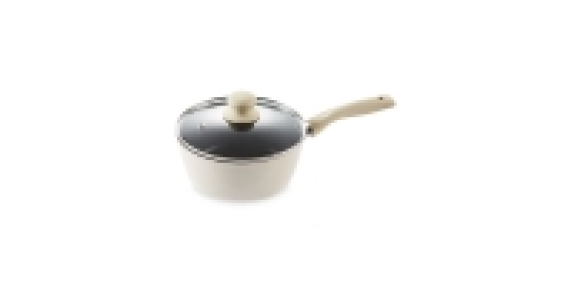 Marble Effect 20cm Saucepan with Lid