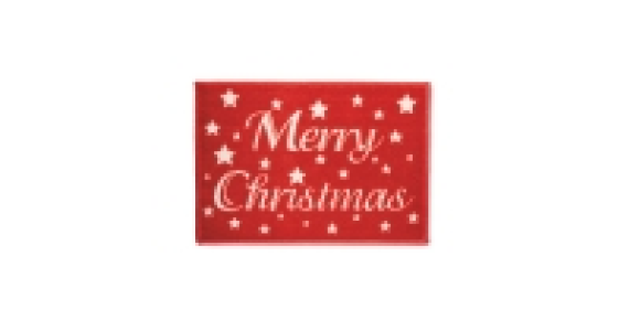 Christmas Cut Pile Washable Mat