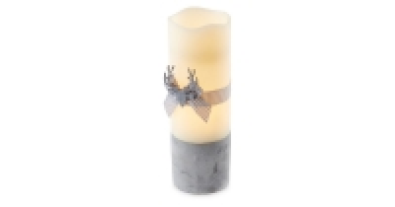 LED Ribbon Stone 20cm Candle &pound;7.99