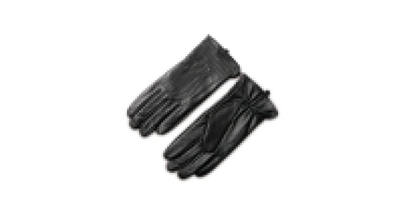 Patterned Ladies Leather Gloves