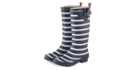 Ladies Striped Fashion Wellingtons