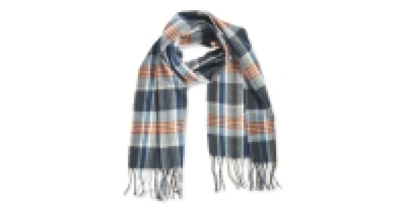 Mens Check Scarf