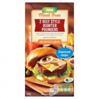 Asda  Meat Free 2 Beef Style Quarter Pounders