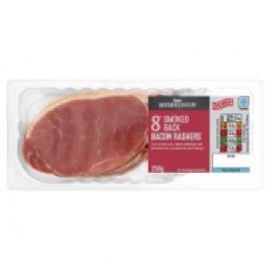 8 Smoked Back Bacon Rashers £1.30
