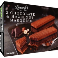 Iceland  Iceland Luxury 2 Chocolate & Hazelnut Marquise 160g