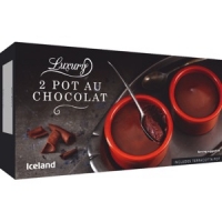 Iceland  Iceland Luxury 2 Pot Au Chocolat 200g