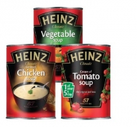Budgens  Heinz Tomato, Vegetable, Cream of Chicken Soup