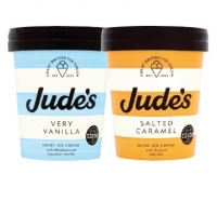 Budgens  Judes Salted Caramel, Very Vanilla Tub