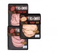 Budgens  Fire & Smoke Ham, Ham Shavings, Chicken Breast Shavings