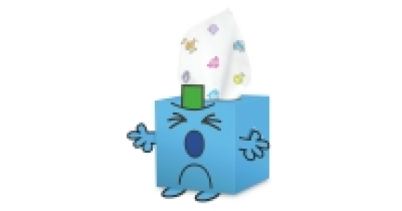 Mr Grumpy 3D Tissue Box