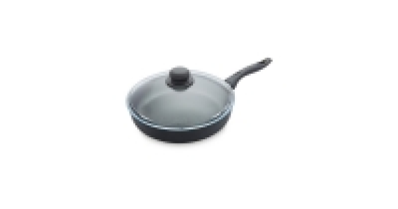 28cm Enamel Frying Pan & Glass Lid