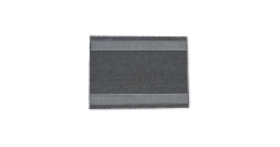 Stripe Border Washable Utility Mat